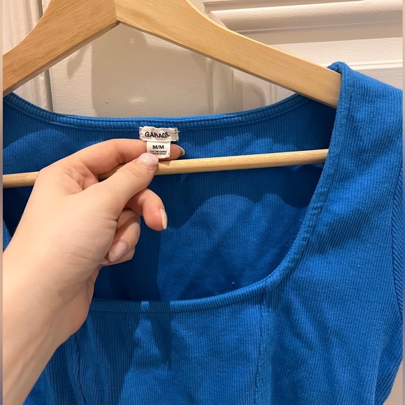 Blue garage t-shirt - Picture 2 of 4